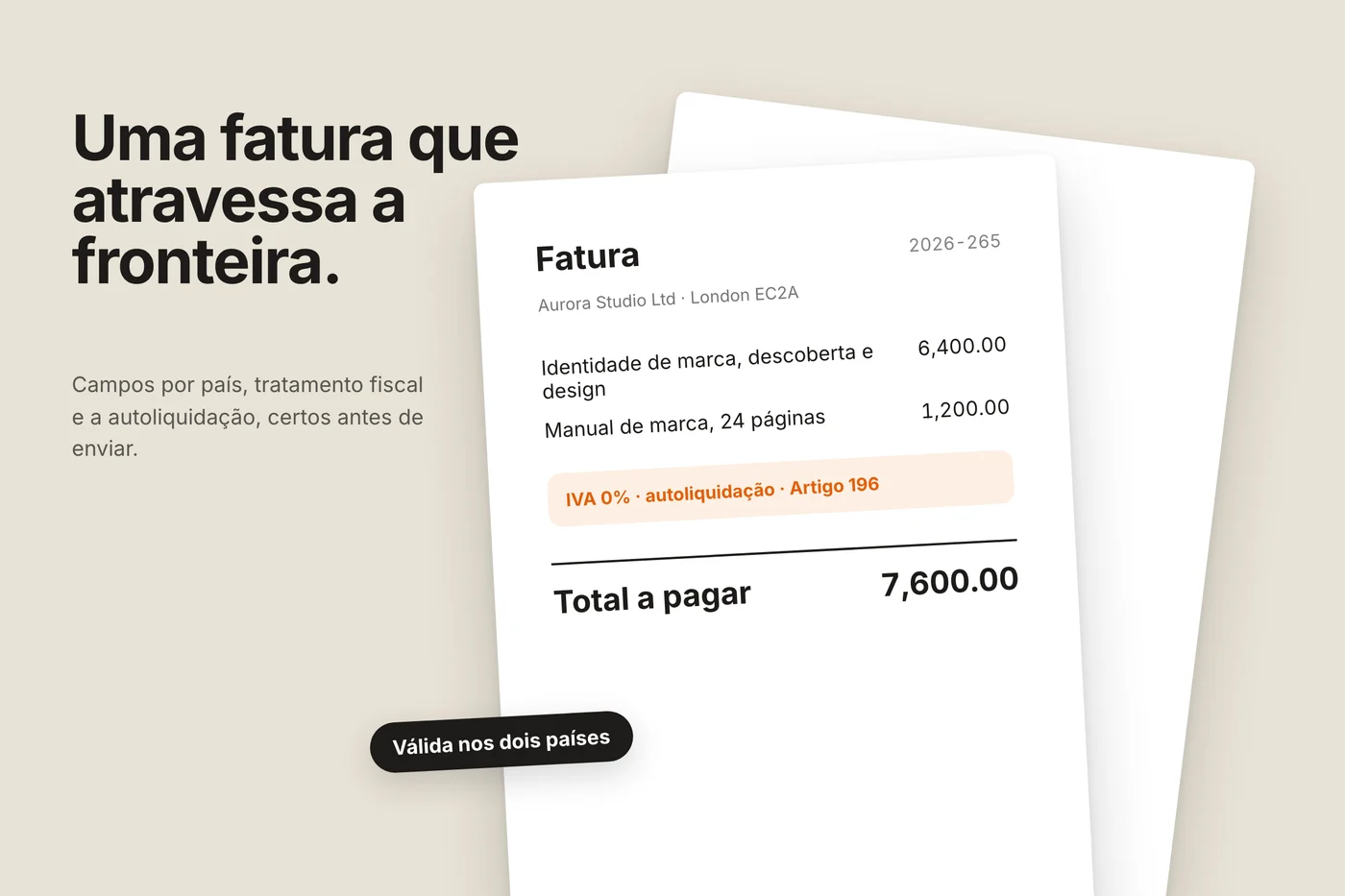Gerador de Faturas · Depois