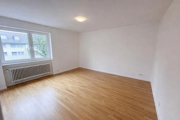 A photo of the empty room